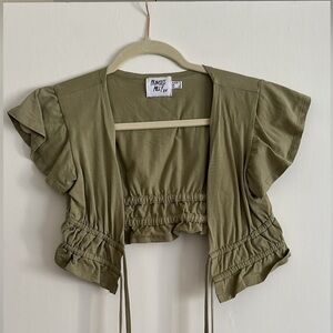 Princess Polly crop blouse